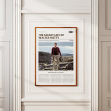 The Secret Life of Walter Mitty, Ben Stiller, Retro Movie Poster, Custom Movie Poster 4421171000