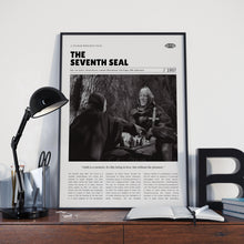 The Seventh Seal, Ingmar Bergman, Retro Movie Poster, Custom Movie Poster Print 4421165403
