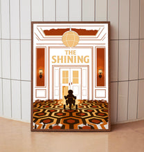 The Shining Poster, Stephen King Wall Art, Kubrick Movie Print, Horror Book Cover
