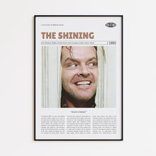 The Shining, Stanley Kubrick, Retro Movie Poster, Custom Movie Poster 4421167875