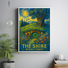 The Shire Travel Poster, Middle Earth Print, New Zealand City Wall Decor, National Park Wall Art Print, Birthday Gifts, Home Decor