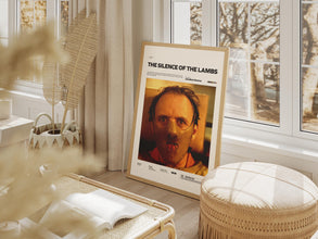 The Silence of the Lambs Poster, Anthony Hopkins as Hannibal Lecter Poster, Alternative The Silence of the Lambs Print, Movie Wall Art Idea 4304956205