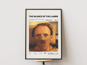 The Silence of the Lambs Poster, Anthony Hopkins as Hannibal Lecter Poster, Alternative The Silence of the Lambs Print, Movie Wall Art Idea 4304956205