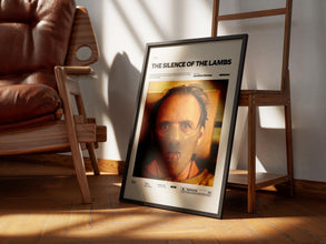 The Silence of the Lambs Poster, Anthony Hopkins as Hannibal Lecter Poster, Alternative The Silence of the Lambs Print, Movie Wall Art Idea 4304956205