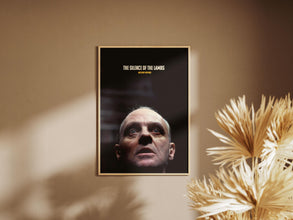 The Silence of the Lambs Poster, Retro Movie, Anthony Hopkins, Jodie Foster, Wall Art 1888030829
