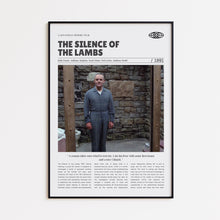 The Silence of the Lambs, Jonathan Demme, Retro Movie Poster, Custom Movie Poster 4421170903
