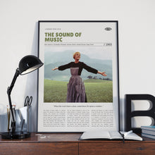 The Sound of Music, Robert Wise, Retro Movie Poster, Custom Movie Poster Print 4421169556