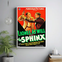 The Sphinx 1933Poster Art Print Movie Posters Gift for Movie lovers 12