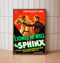 The Sphinx 1933Poster Art Print Movie Posters Gift for Movie lovers 12