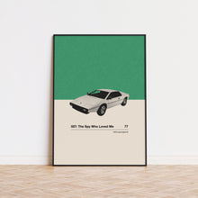 The Spy Who Loved Me Inspire Poster  Car in Movie Poster  Mid Century Modern Poster  Minimalist Poster  Retro Art Print  Classic Movie 1592603579