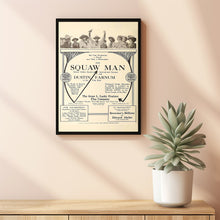 The Squaw Man 1914Poster Art Print Movie Posters Gift for Movie lovers