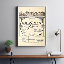 The Squaw Man 1914Poster Art Print Movie Posters Gift for Movie lovers