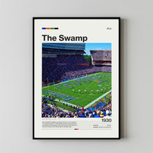 The Swamp Florida Gators Stadium Poster, Florida Gators Poster Print, NCAA Stadium Poster