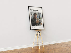 The Terminal Poster, Tom Hanks and Catherine Zeta-Jones Starring Poster, Steven Spielberg Film The Terminal Print, Movie Wall Decor Idea 4350046237