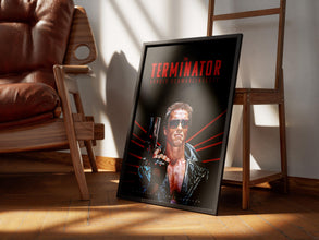 The Terminator Movie Poster, Poster Print, Movie Lovers Gift, Printable Wall Art,Arnold Schwarzenegger, Retro Vintage Poster, Film Print 1893155487