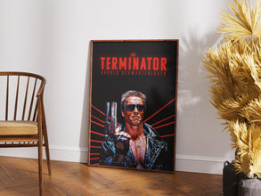 The Terminator Movie Poster, Poster Print, Movie Lovers Gift, Printable Wall Art,Arnold Schwarzenegger, Retro Vintage Poster, Film Print 1893155487