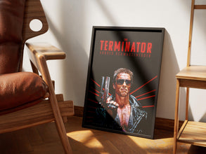 The Terminator Movie Poster, Poster Print, Movie Lovers Gift, Printable Wall Art,Arnold Schwarzenegger, Retro Vintage Poster, Film Print 1893155487