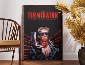 The Terminator Movie Poster, Poster Print, Movie Lovers Gift, Printable Wall Art,Arnold Schwarzenegger, Retro Vintage Poster, Film Print 1893155487