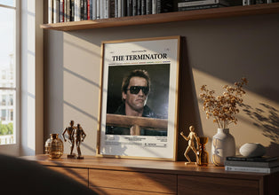 The Terminator Poster, Arnold Schwarzenegger Poster, James Cameron Film Poster, The Terminator Print, Cult Sci-Fi Movie Wall Decor Idea 4341099326