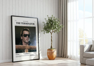 The Terminator Poster, Arnold Schwarzenegger Poster, James Cameron Film Poster, The Terminator Print, Cult Sci-Fi Movie Wall Decor Idea 4341099326