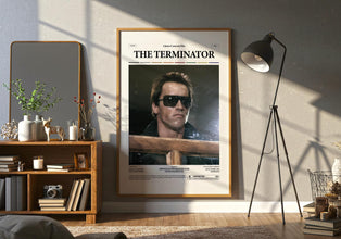The Terminator Poster, Arnold Schwarzenegger Poster, James Cameron Film Poster, The Terminator Print, Cult Sci-Fi Movie Wall Decor Idea 4341099326