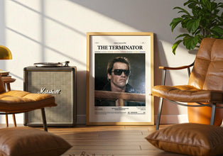 The Terminator Poster, Arnold Schwarzenegger Poster, James Cameron Film Poster, The Terminator Print, Cult Sci-Fi Movie Wall Decor Idea 4341099326
