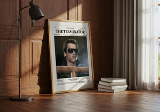 The Terminator Poster, Arnold Schwarzenegger Poster, James Cameron Film Poster, The Terminator Print, Cult Sci-Fi Movie Wall Decor Idea 4341099326
