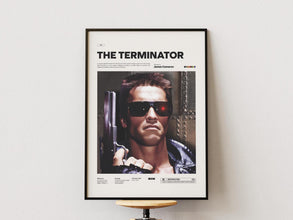 The Terminator Poster, Arnold Schwarzenegger Poster, James Cameron Film The Terminator Print, Cult Sci-Fi Movie Wall Art Idea 4342080296