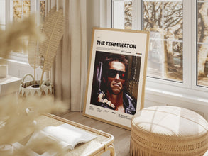 The Terminator Poster, Arnold Schwarzenegger Poster, James Cameron Film The Terminator Print, Cult Sci-Fi Movie Wall Art Idea 4342080296