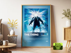 The Thing Poster, Retro Horror Movie, Vintage Scary Film, John Carpenter, Kurt Russell 4450849585