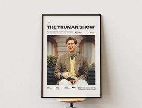 The Truman Show Movie Poster, Jim Carrey Starring The Truman Show Alternative Film Poster Print, Cinematic Wall Decor, Movie Wall Art 1872900980