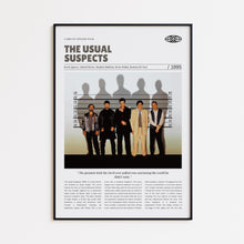 The Usual Suspects, Bryan Singer, Retro Movie Poster, Custom Movie Poster 4421173406