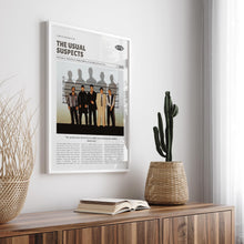 The Usual Suspects, Bryan Singer, Retro Movie Poster, Custom Movie Poster 4421173406