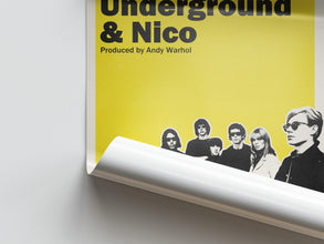 The Velvet Underground & Nico Poster  Vintage Psychedelic Experimental Rock Wall Art, Retro Music Print 1817402660