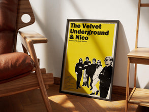 The Velvet Underground & Nico Poster  Vintage Psychedelic Experimental Rock Wall Art, Retro Music Print 1817402660