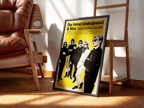 The Velvet Underground & Nico Poster  Vintage Psychedelic Experimental Rock Wall Art, Retro Music Print 1817402660