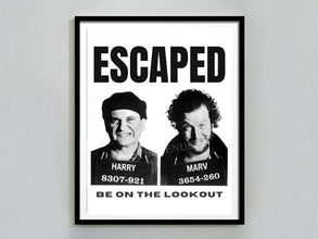 The Wet Bandits Home Alone Movie Mug Shots Poster, Funny Bathroom Wall Art, Comedy, Home Alone Decor, Harry & Marv Home Alone 1805700644