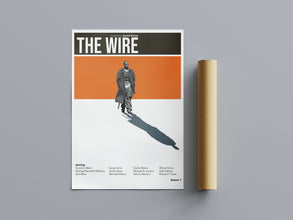 The Wire TV Show Print, Minimalist Movie Poster, Midcentury Modern Art 1287653984