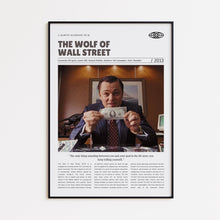 The Wolf of Wall Street, Martin Scorsese, Retro Movie Poster, Custom Movie Poster 4421171905