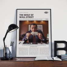 The Wolf of Wall Street, Martin Scorsese, Retro Movie Poster, Custom Movie Poster 4421171905