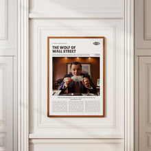 The Wolf of Wall Street, Martin Scorsese, Retro Movie Poster, Custom Movie Poster 4421171905