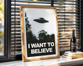 The X-Files, I Want to Believe Poster, (Digital Download), Printable 1165309270