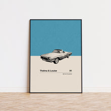 Thelma & Louise Inspire Poster  Car in Movie Poster  Mid Century Modern Poster  Minimalist Poster  Retro Art Print  Classic Movie 1615975509