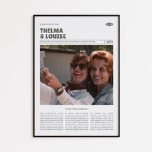Thelma & Louise, Ridley Scott, Retro Movie Poster, Custom Movie Poster Print 4421171293