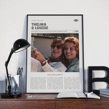 Thelma & Louise, Ridley Scott, Retro Movie Poster, Custom Movie Poster Print 4421171293