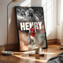 Thierry Henry Football Poster Arsenal Football Art Print 4397975768