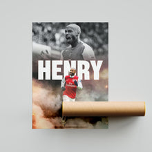 Thierry Henry Football Poster Arsenal Football Art Print 4397975768