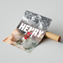 Thierry Henry Football Poster Arsenal Football Art Print 4397975768