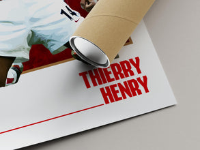 Thierry Henry Poster Football Print, Football Gifts For Fans 4387283846
