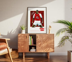 Thierry Henry Poster Football Print, Football Gifts For Fans 4387283846